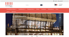 Desktop Screenshot of gewandhaus-shop.de