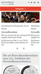 Mobile Screenshot of gewandhaus-shop.de